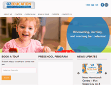 Tablet Screenshot of ozeducation.com.au